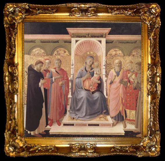 framed  Fra Angelico Annalena Panel (mk08), ta009-2